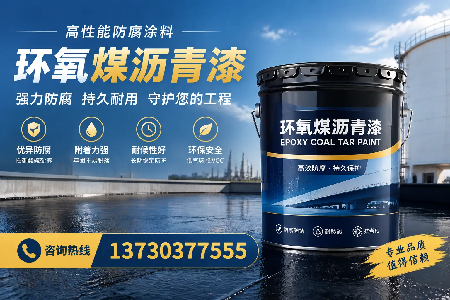 环氧煤沥青漆的耐久性分析，适合商洛的使用场景